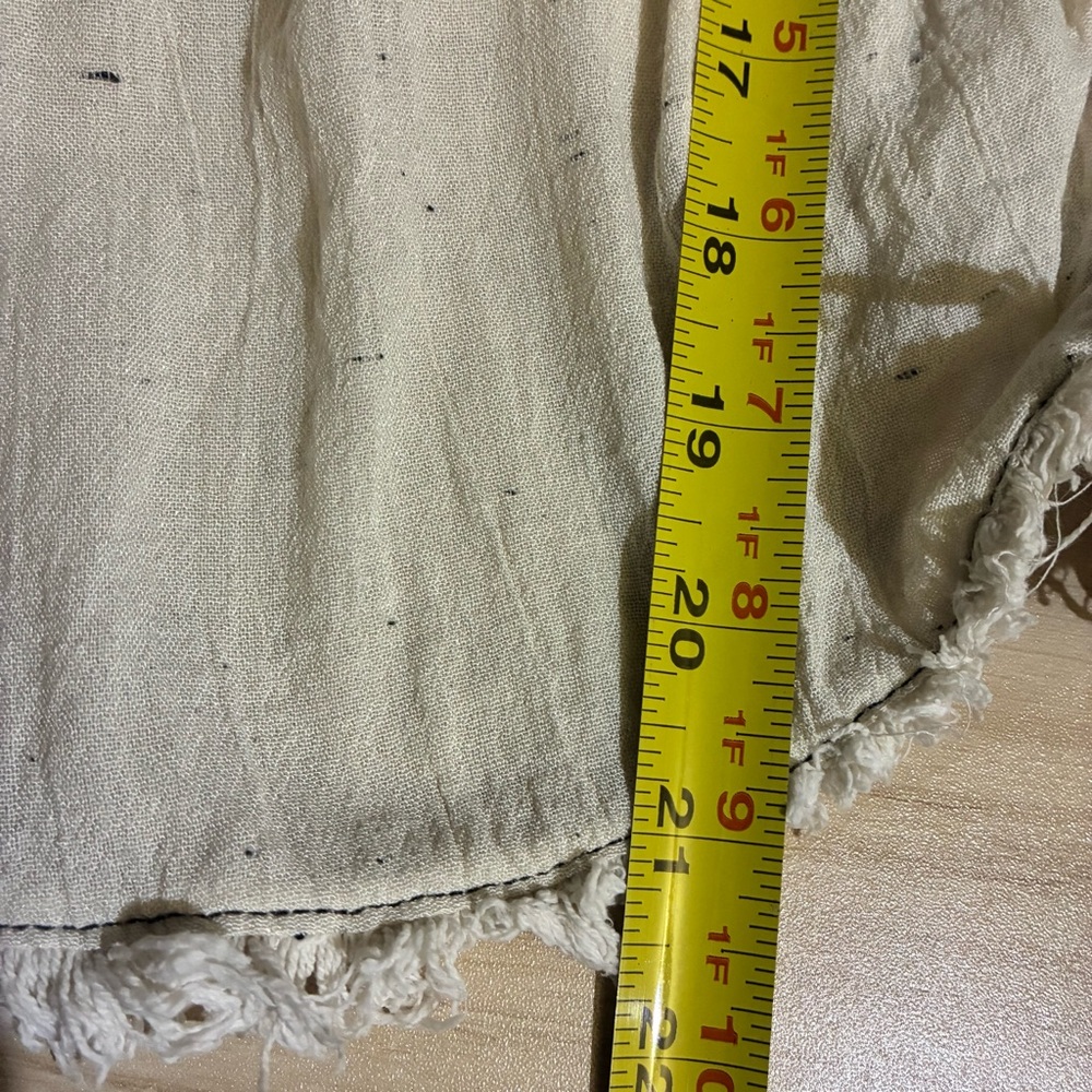 Free People Cyprus Avenue Peasant Blouse Embroidered Puff Sleeve Edwardian Small - Picture 6 of 11